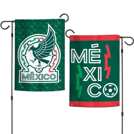 Mexican National Soccer Garden Flags 2 sided 12.5" x 18"